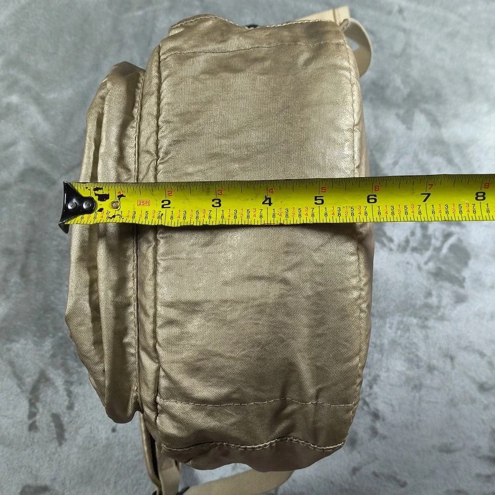Kipling Seoul Backpack Gold Laptop Sleeve Travel School Bag Commuter